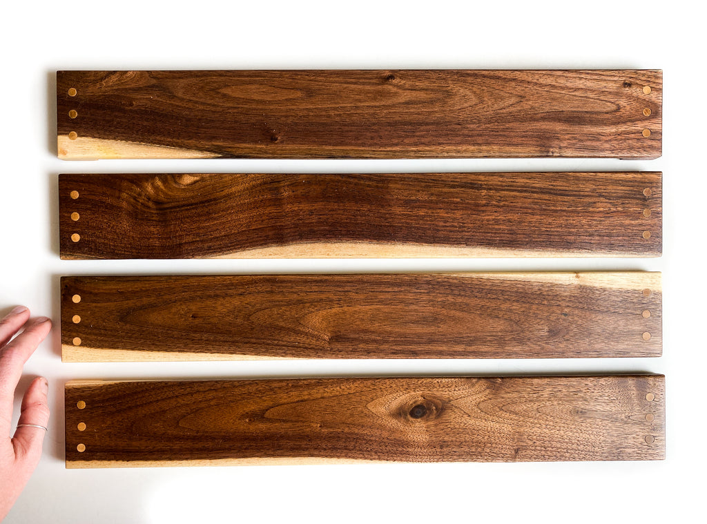 Bridge - Missouri Black Walnut Heartwood & Sapwood - Various Sizes