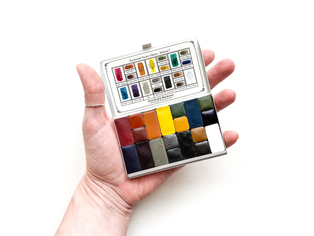 Patchwork Pocket Palette - Edition 1 (Eighth-Pans & Quarter-Pans)