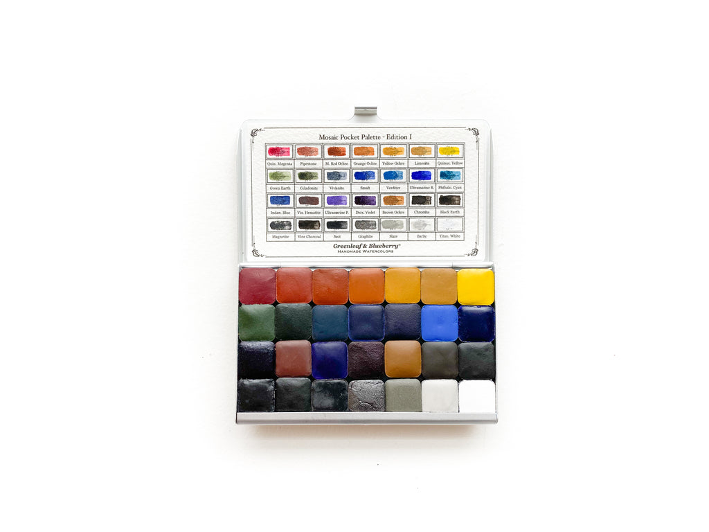 Mosaic Pocket Palette - Edition 1 (Eighth-Pans)