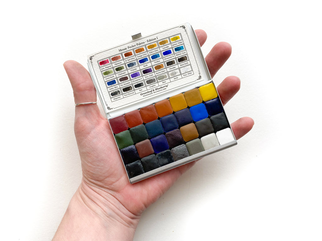 Mosaic Pocket Palette - Edition 1 (Eighth-Pans)
