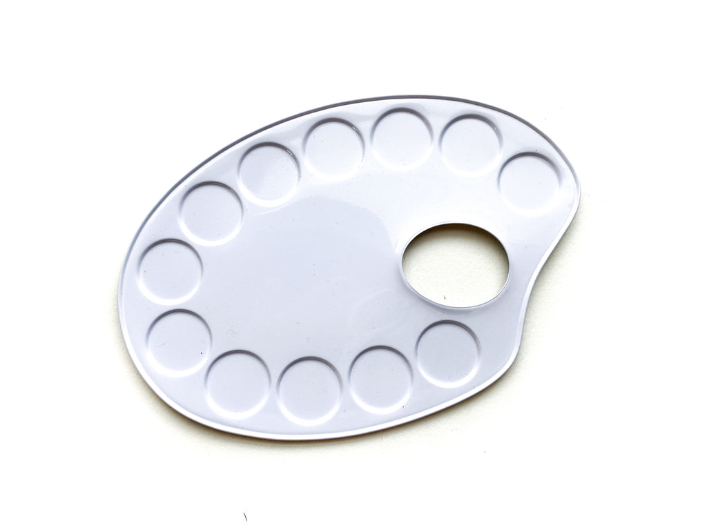 Enamel Mixing Palette - Oval