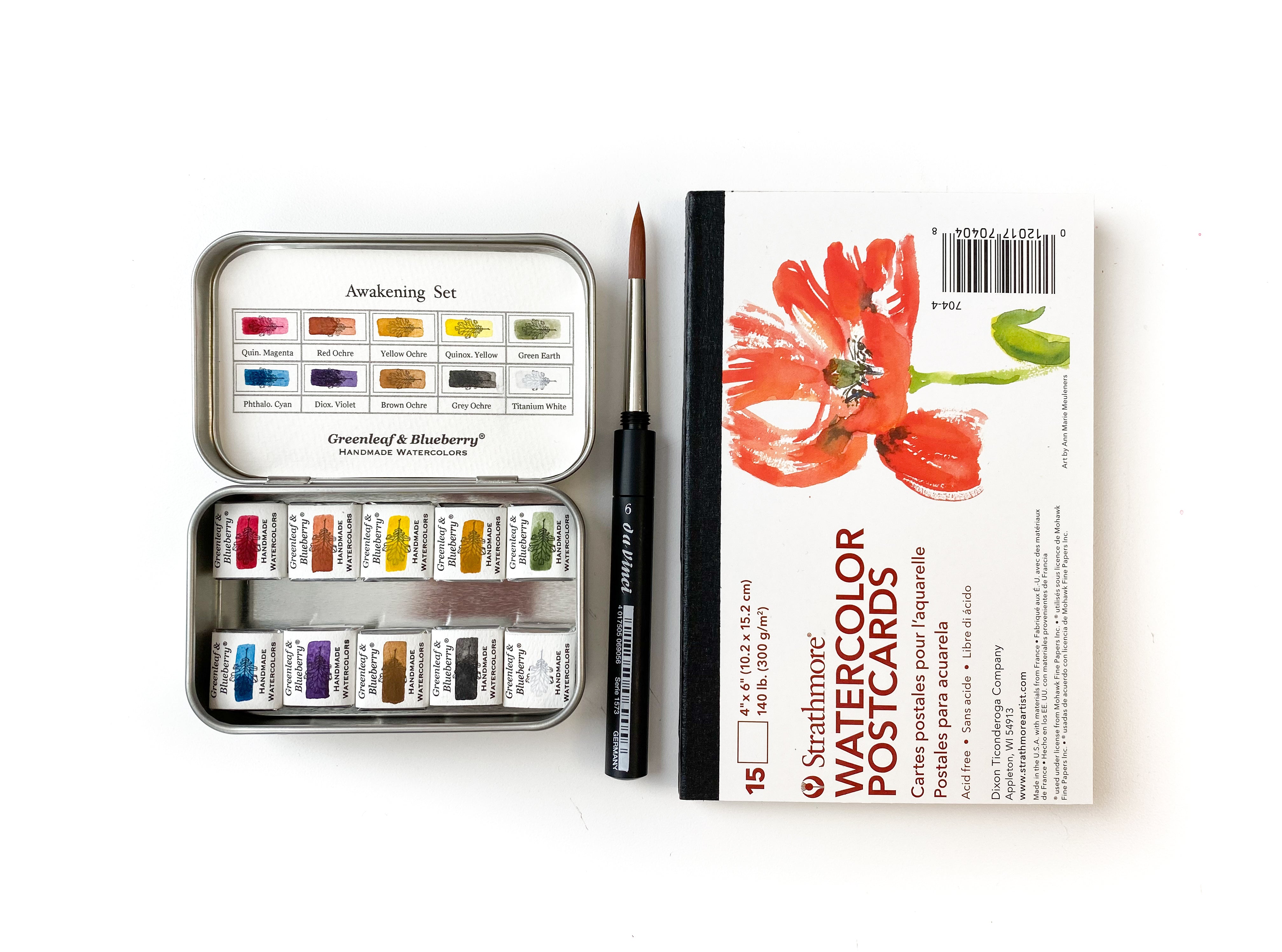 Mini Watercolor Travel Kit