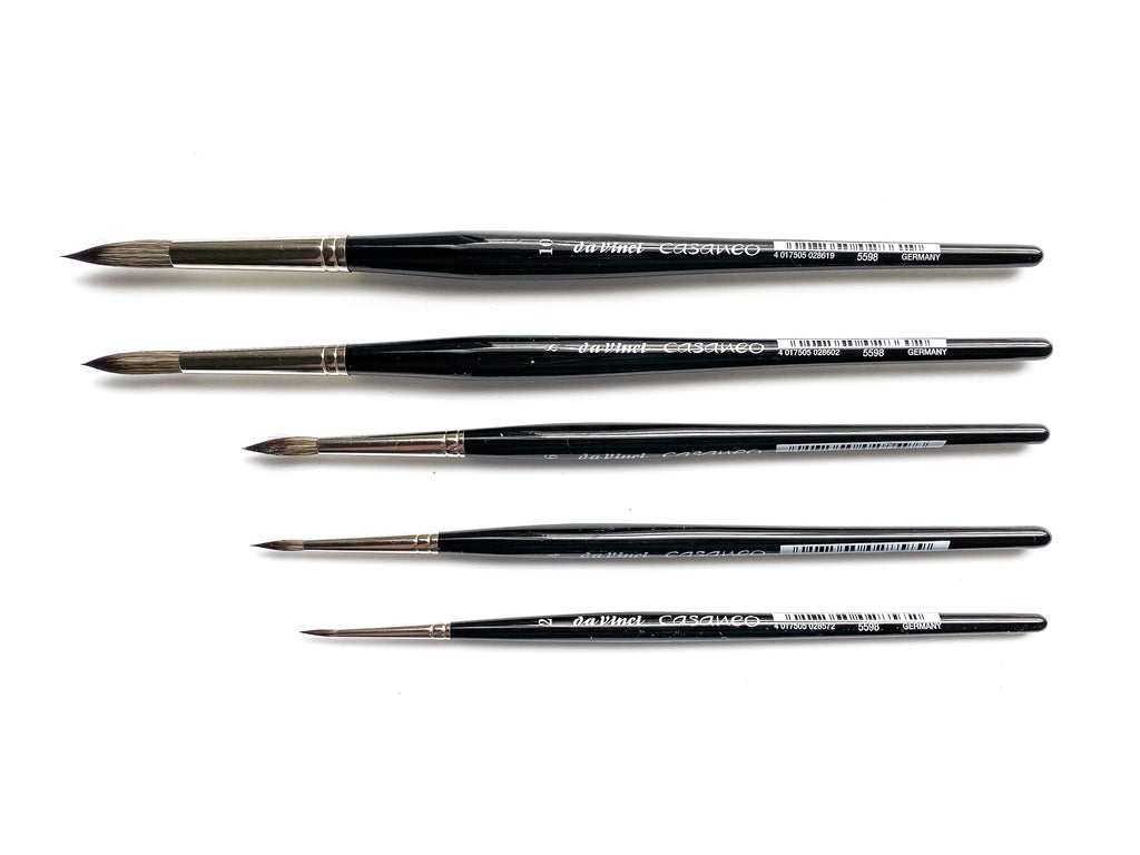 Da Vinci Casaneo Watercolor Brush Round
