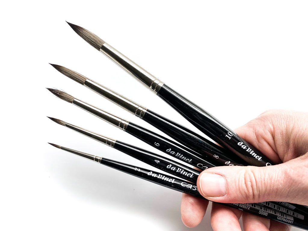 Da Vinci Casaneo Watercolor Brush Round