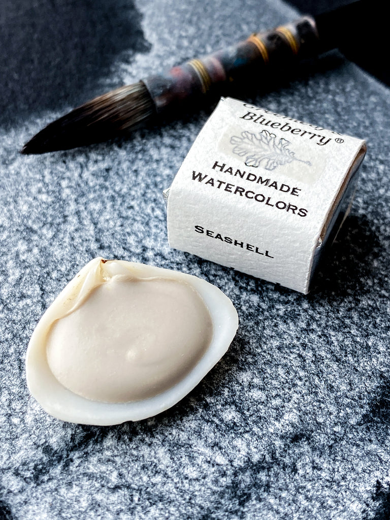Seashell Watercolor Paint, Half-Pan, ML