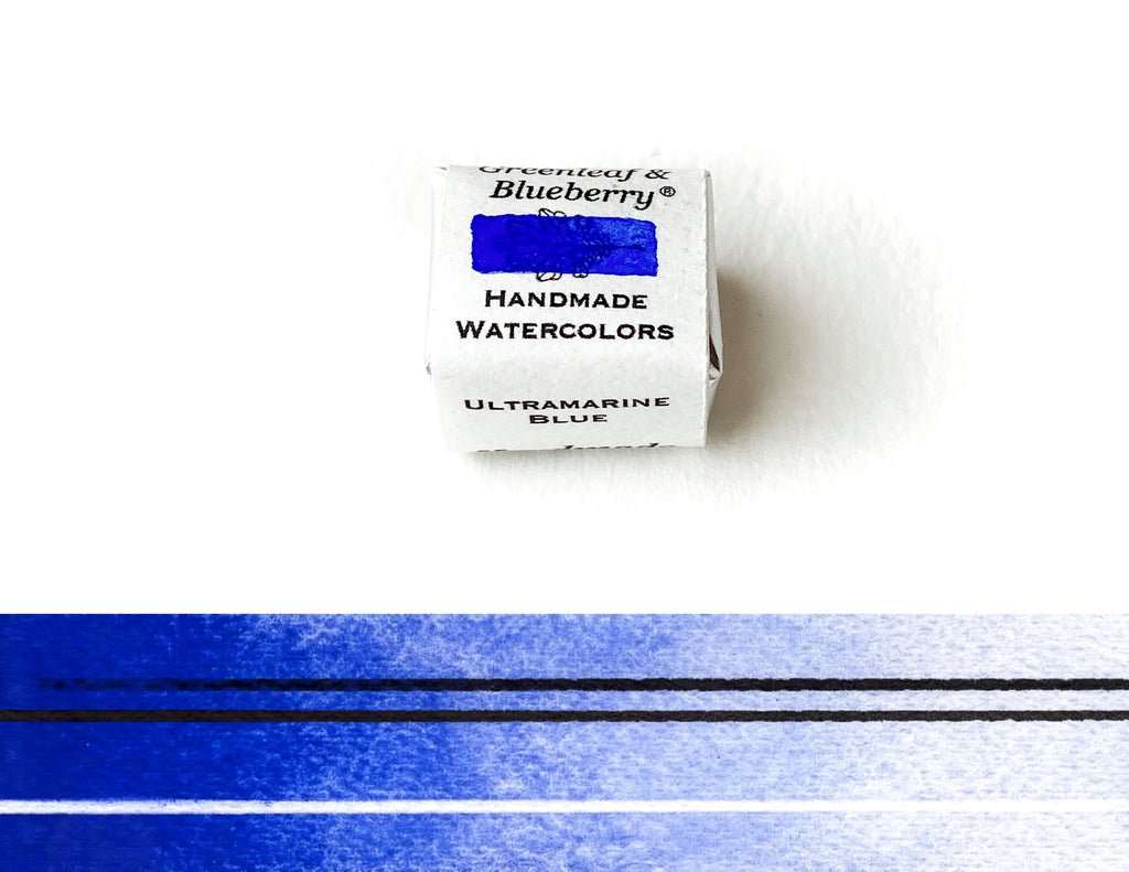 Ultramarine Blue Watercolor Paint, Half-Pan, ML